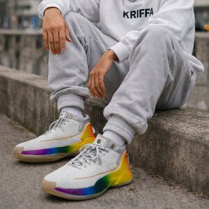 Adidas D Rose 10 Pride Basketball Sneakers Men’s Size 11 Limited Colorway